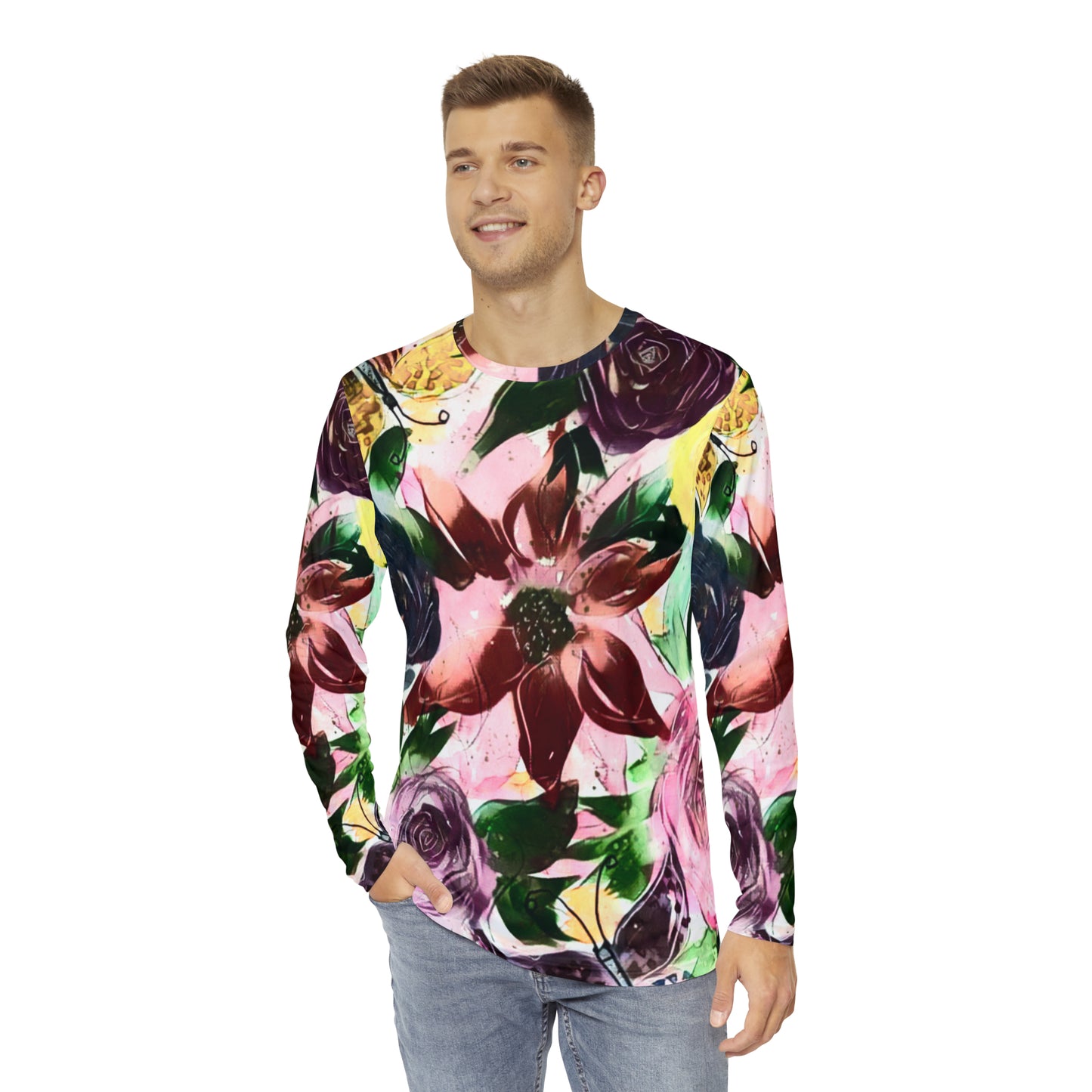 Flowers Everywhere Unisex Allover T-Shirt