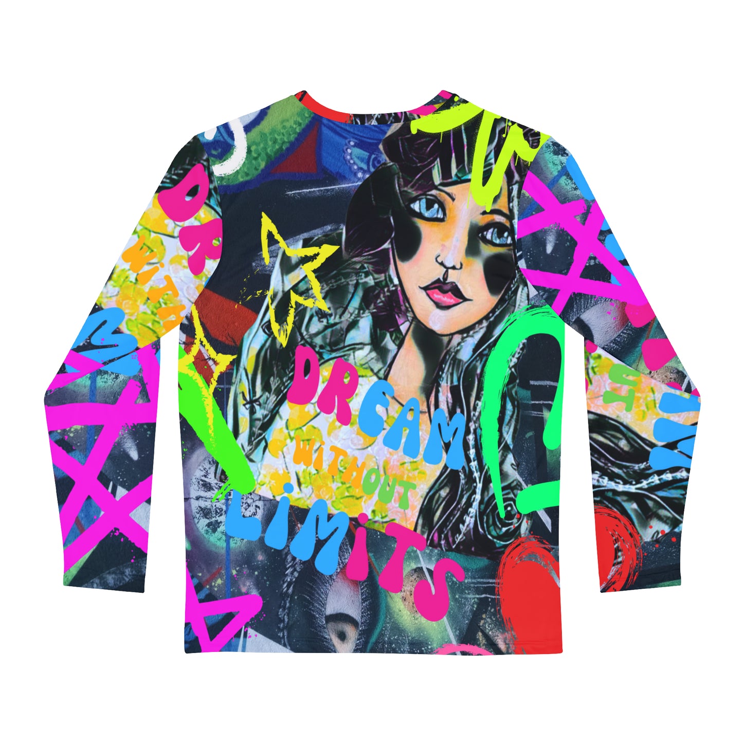 Dream Without Limits Graffiti Long Sleeve Allover  Unisex shirt