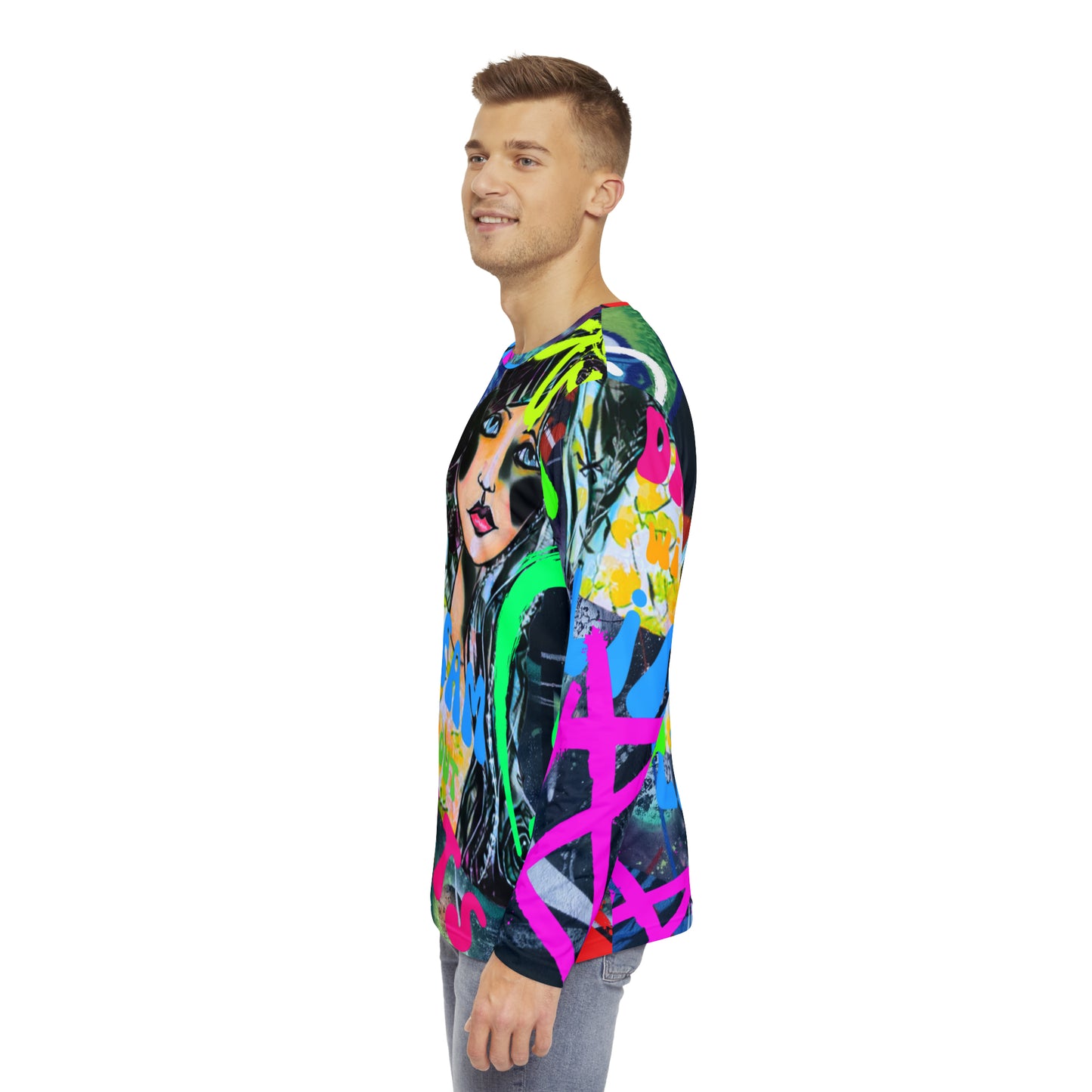 Dream Without Limits Graffiti Long Sleeve Allover  Unisex shirt