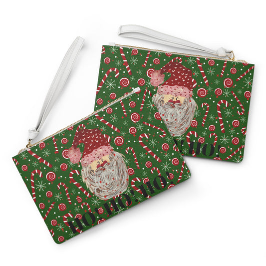 Christmas Clutch Bag - HO HO HO Design