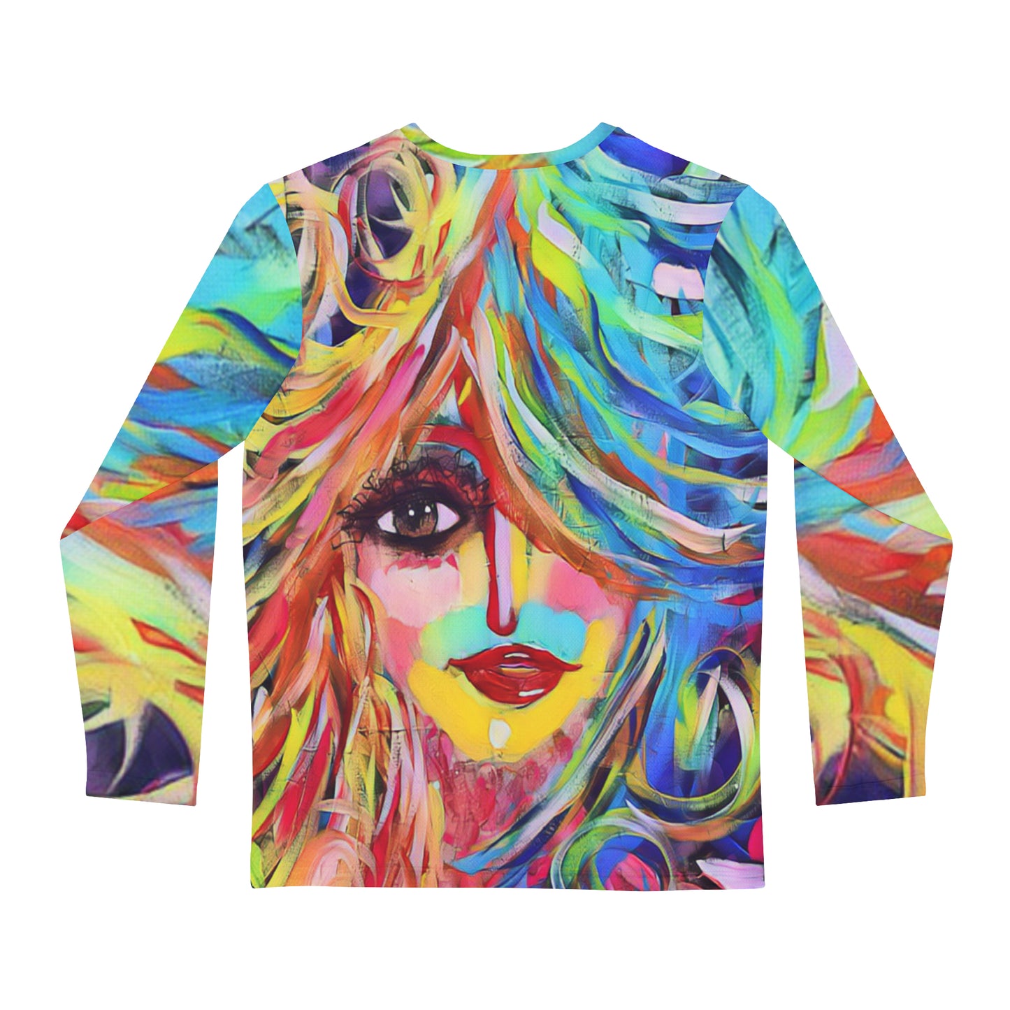 Color Me Happy Long Sleeve All-Over Tee