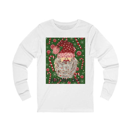 Christmas HO! HO! HO! Design. Unisex Long Sleeve Tee