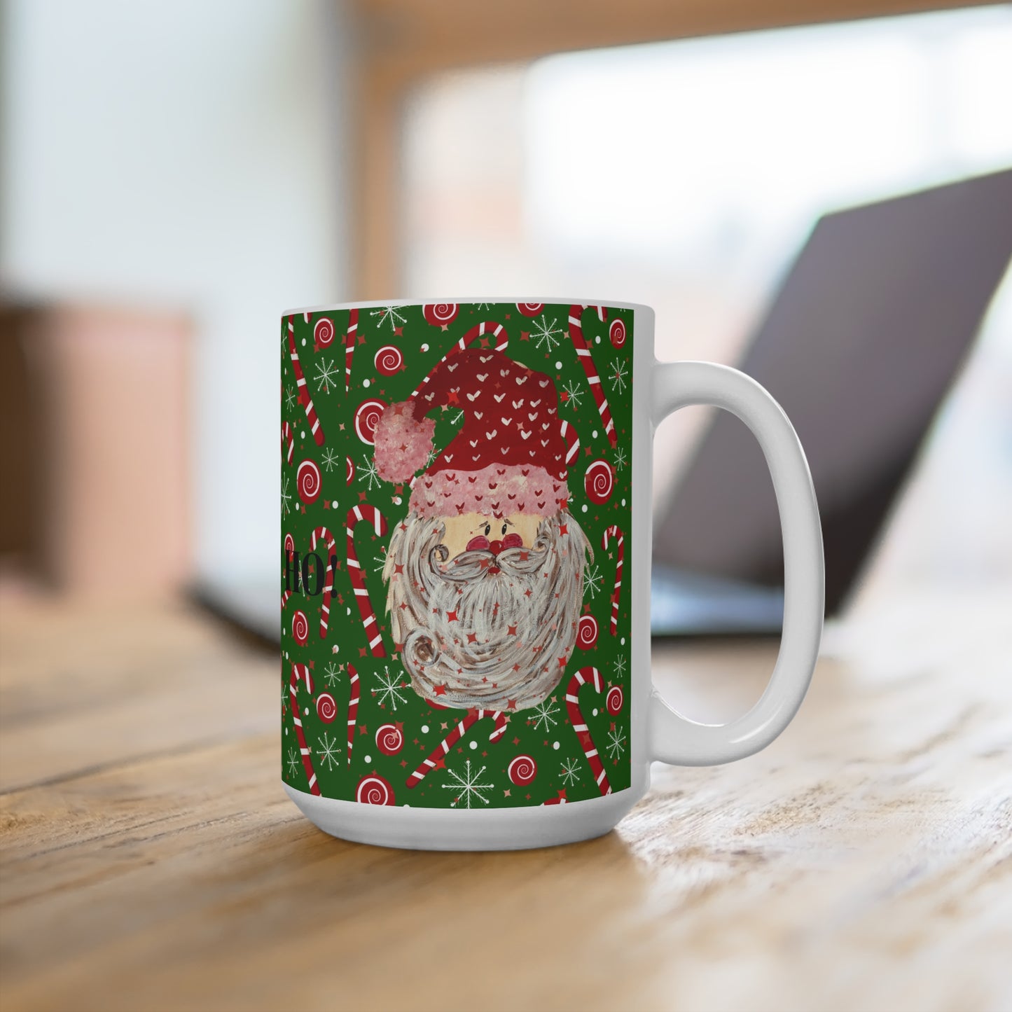 Festive 'HO HO HO' Christmas Gift 15oz