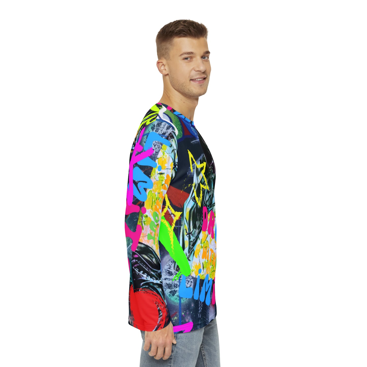 Dream Without Limits Graffiti Long Sleeve Allover  Unisex shirt