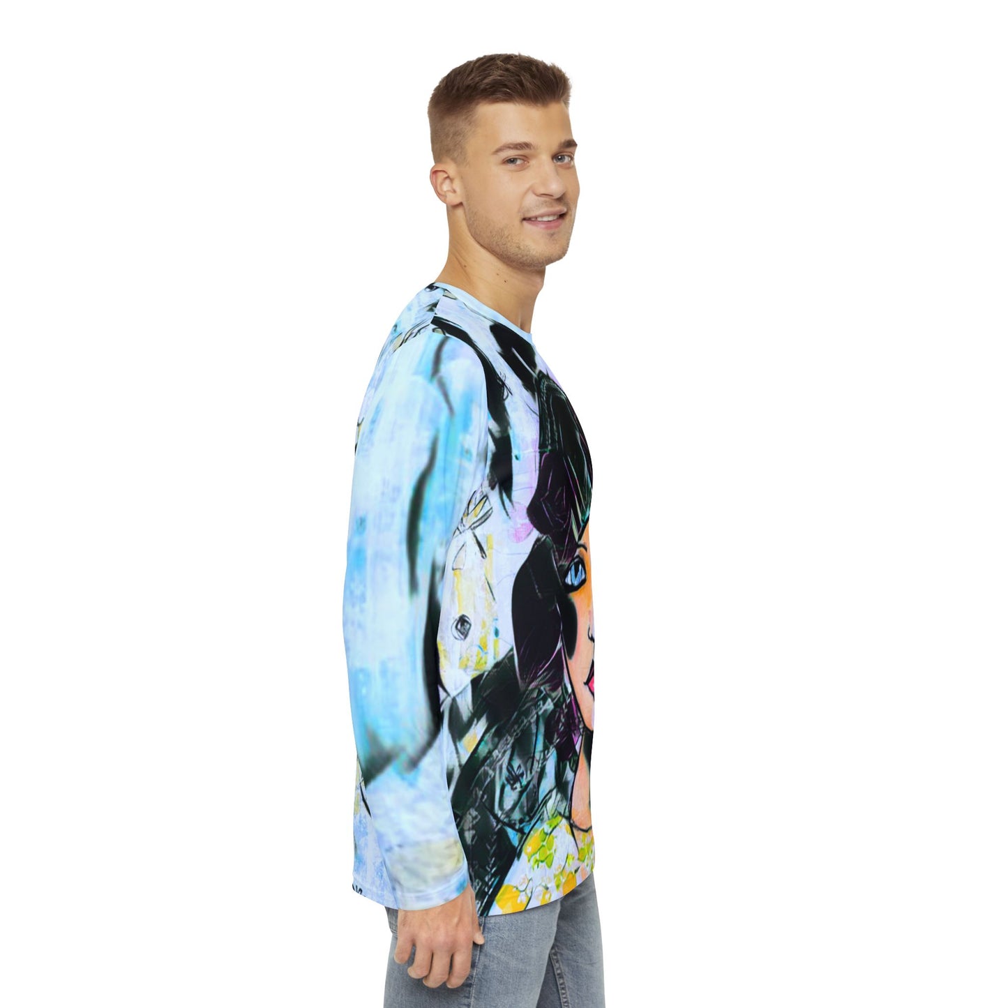 A Head Turner Long Sleeve All-Over Tee