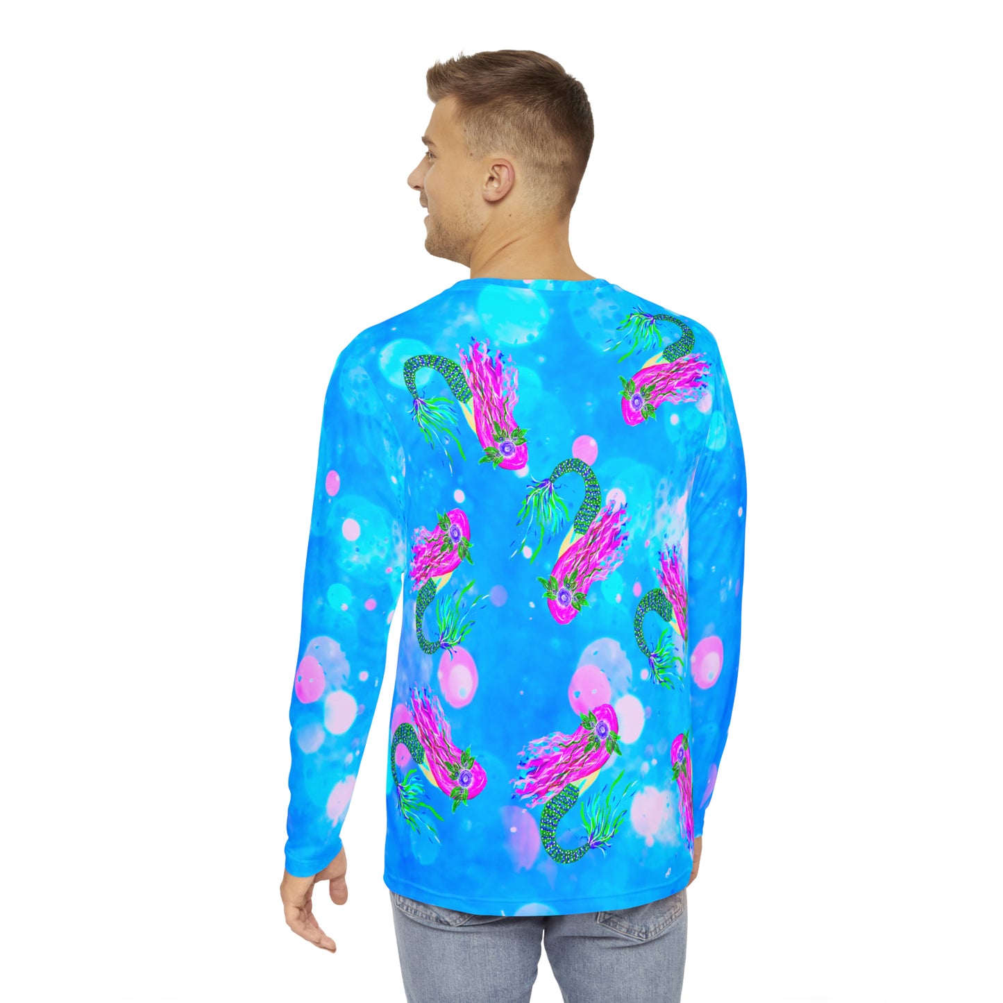 Be a Mermaid Long Sleeve Unisex All-Over Tee